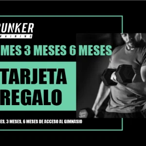 Tarjeta Regalo Gimnasio – Elige la tarifa y la duración